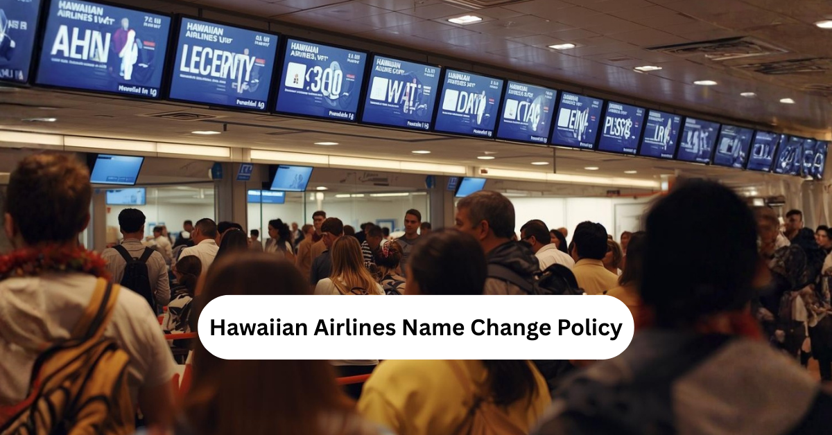 Hawaiian Airlines Name Change Policy