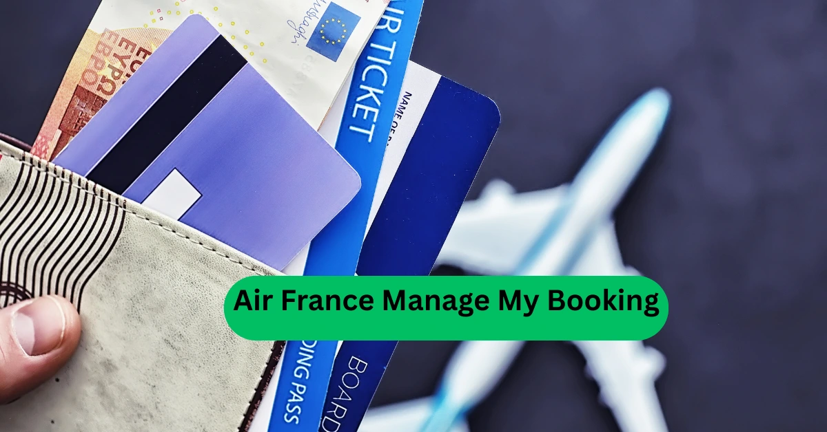 Air France Manage My Booking