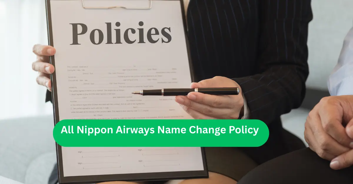 All Nippon Airways Name Change Policy