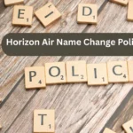 Horizon Air Name Change Policy