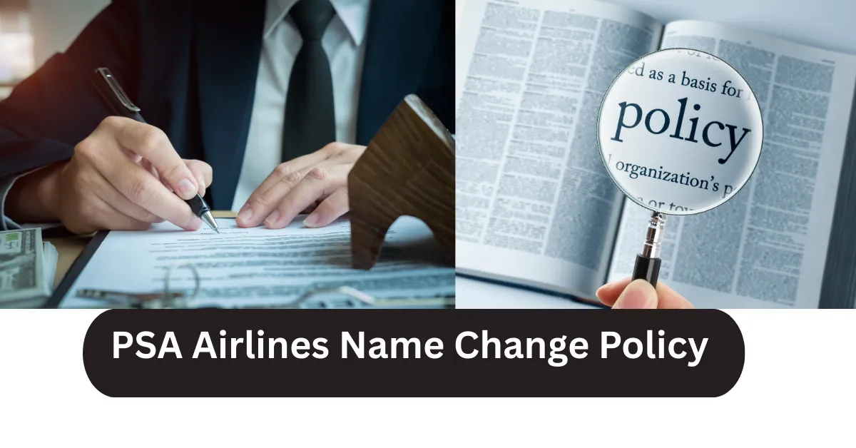 PSA Airlines Name Change Policy