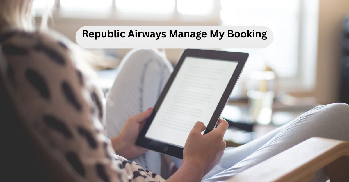 Republic Airways Manage My Booking