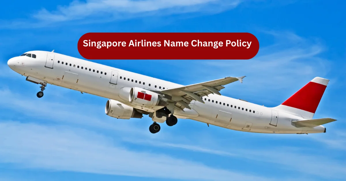 Singapore Airlines Name Change Policy