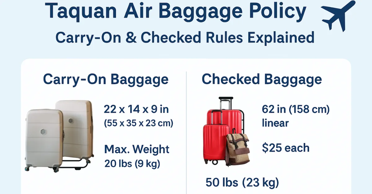 Taquan Air Baggage Policy