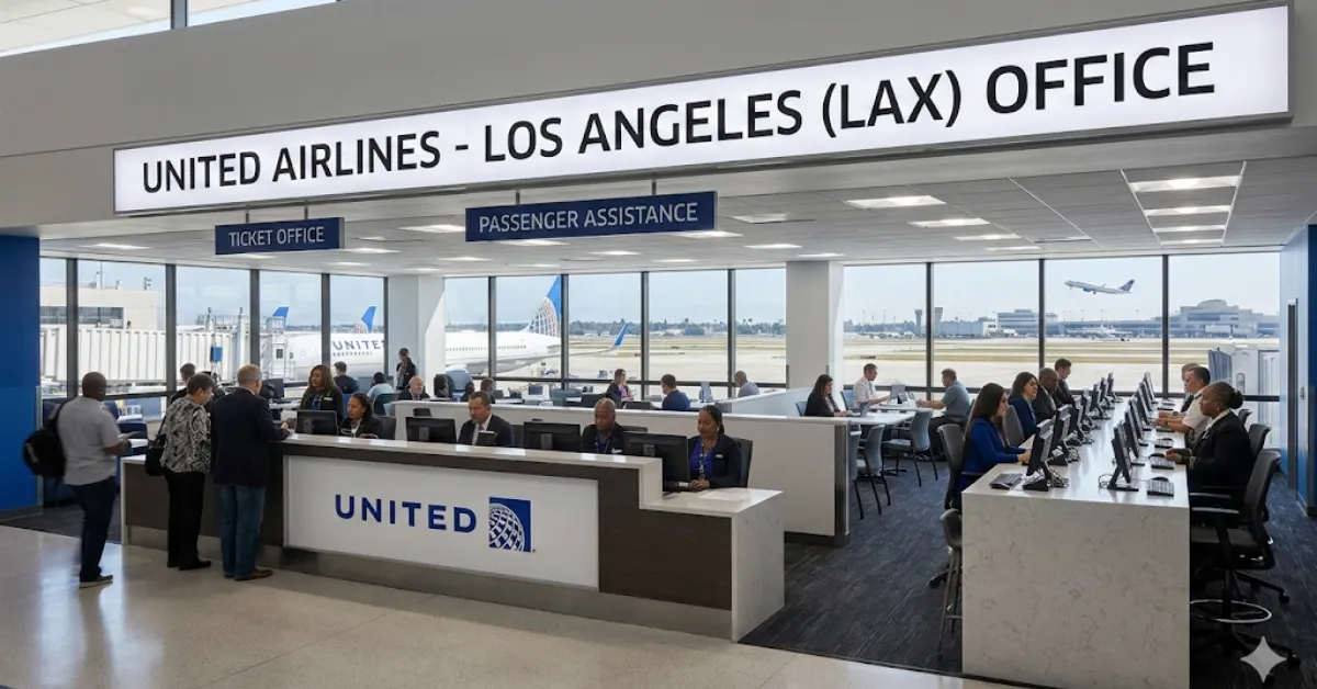 United Airlines Office Los Angeles (LAX):  Address, Reservations and Travel Services